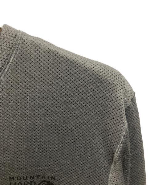 MOUNTAIN HARD WEAR（マウンテンハードウェア）MOUNTAIN HARD WEAR (マウンテンハードウェア) エアメッシュロングスリーブクルー グレー サイズ:Lの古着・服飾アイテム