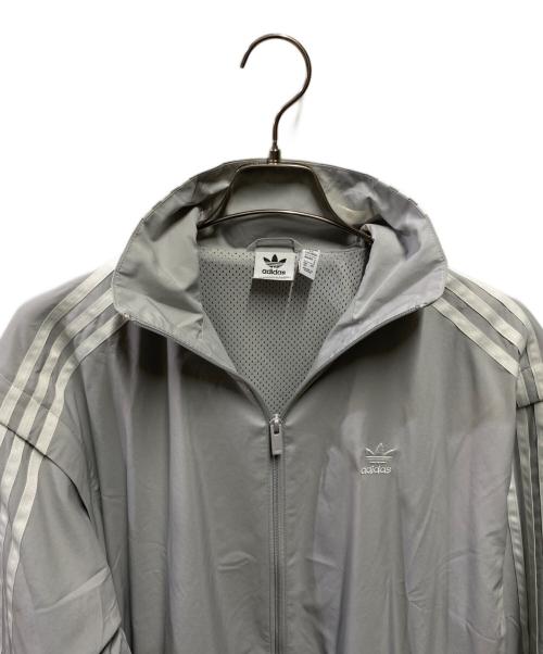 adidas（アディダス）adidas (アディダス) 24SS オーバーサイズ ジップオフトラックトップ グレー サイズ:Ｓの古着・服飾アイテム