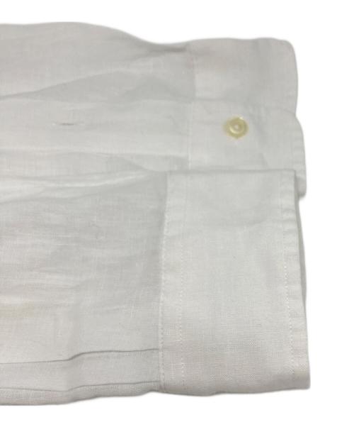 POLO RALPH LAUREN（ポロ・ラルフローレン）POLO RALPH LAUREN (ポロ・ラルフローレン) LINEN B.D.shirts　リネンシャツ ホワイト サイズ:Mの古着・服飾アイテム
