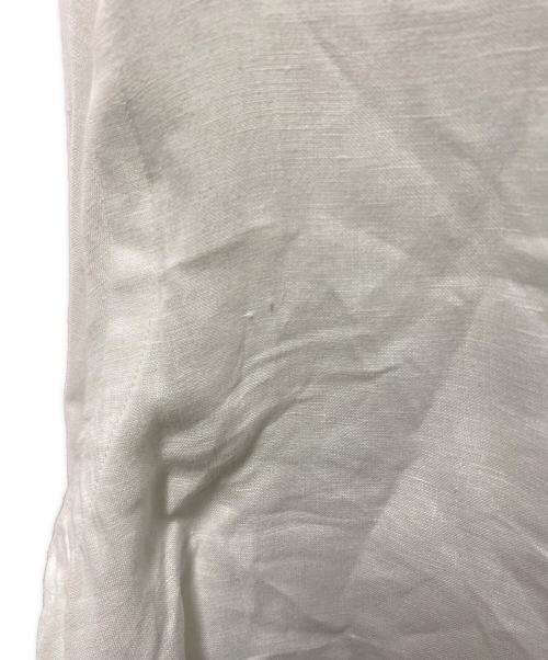 POLO RALPH LAUREN（ポロ・ラルフローレン）POLO RALPH LAUREN (ポロ・ラルフローレン) LINEN B.D.shirts　リネンシャツ ホワイト サイズ:Mの古着・服飾アイテム