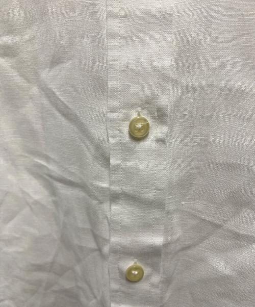 POLO RALPH LAUREN（ポロ・ラルフローレン）POLO RALPH LAUREN (ポロ・ラルフローレン) LINEN B.D.shirts　リネンシャツ ホワイト サイズ:Mの古着・服飾アイテム