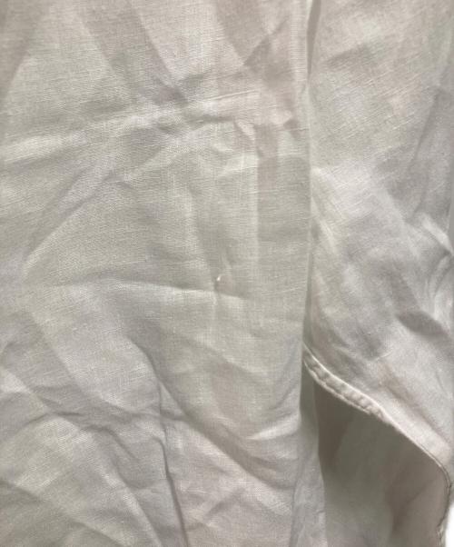 POLO RALPH LAUREN（ポロ・ラルフローレン）POLO RALPH LAUREN (ポロ・ラルフローレン) LINEN B.D.shirts　リネンシャツ ホワイト サイズ:Mの古着・服飾アイテム