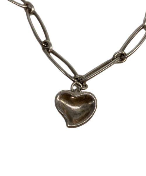 TIFFANY & Co.（ティファニー）TIFFANY & Co. (ティファニー) カーブドハートモチーフチェーンブレスレット シルバーの古着・服飾アイテム