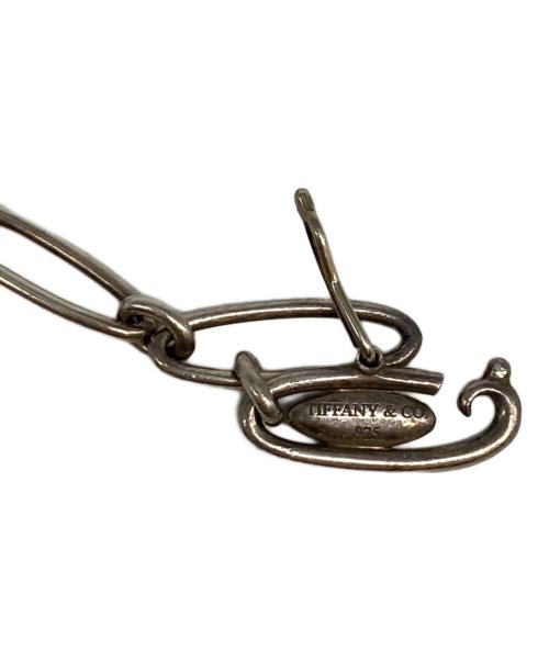 TIFFANY & Co.（ティファニー）TIFFANY & Co. (ティファニー) カーブドハートモチーフチェーンブレスレット シルバーの古着・服飾アイテム
