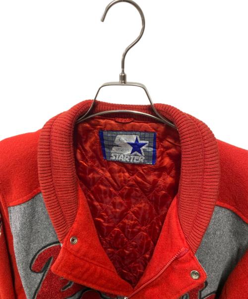 STARTER（スターター）STARTER (スターター) 90sスタジャン レッド サイズ:サイズ詳細参照の古着・服飾アイテム