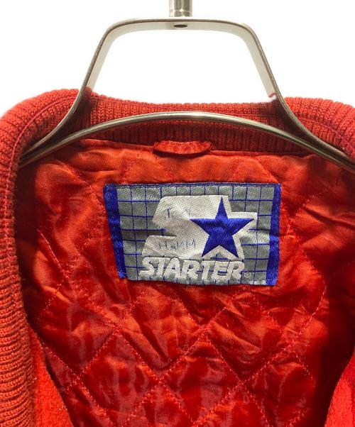 STARTER（スターター）STARTER (スターター) 90sスタジャン レッド サイズ:サイズ詳細参照の古着・服飾アイテム