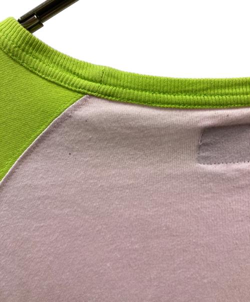 stussy（ステューシー）stussy (ステューシー) 00's ラグランTEE ピンク サイズ:Mの古着・服飾アイテム