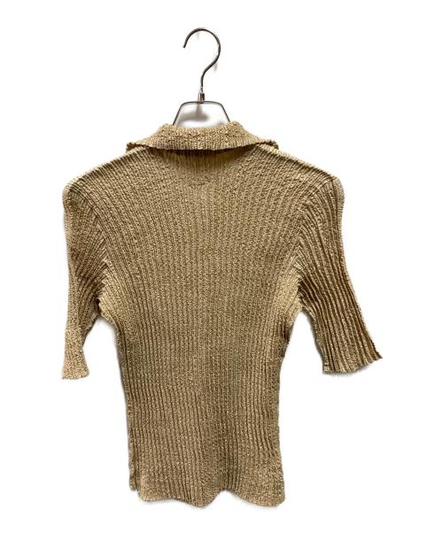 PEPLUM（ペプラム）PEPLUM (ペプラム) シワ加工シャツ ベージュ サイズ:サイズ詳細参照の古着・服飾アイテム