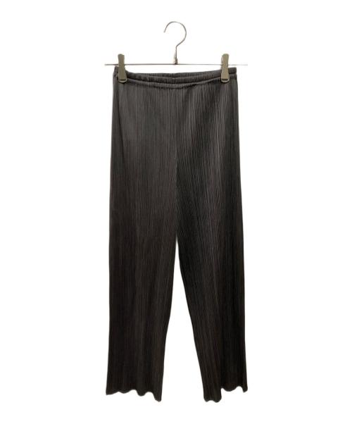 PLEATS PLEASE（プリーツプリーズ）PLEATS PLEASE (プリーツプリーズ) プリーツパンツ グレー サイズ:2の古着・服飾アイテム