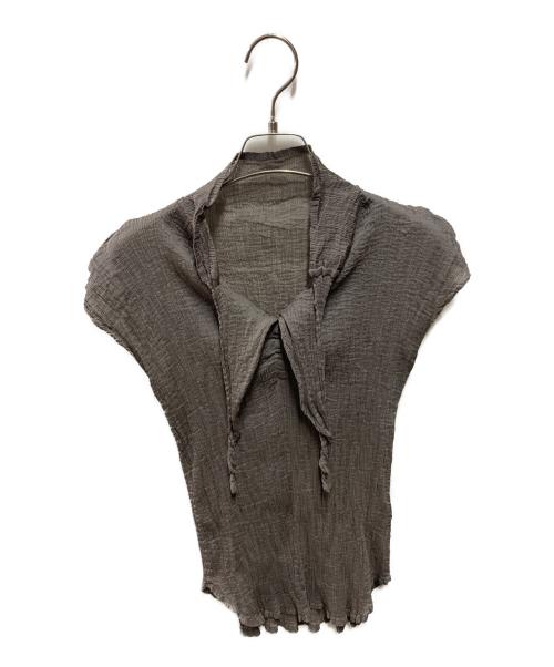 me（ミー）me (ミー) ノースリーブカットソー グレー サイズ:サイズ詳細参照の古着・服飾アイテム