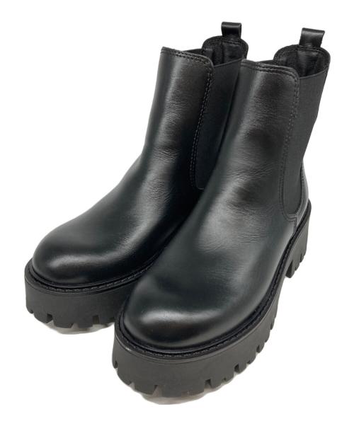 ENESS（エネス）eness (エネス) サイドゴアブーツ ブラック サイズ:36の古着・服飾アイテム