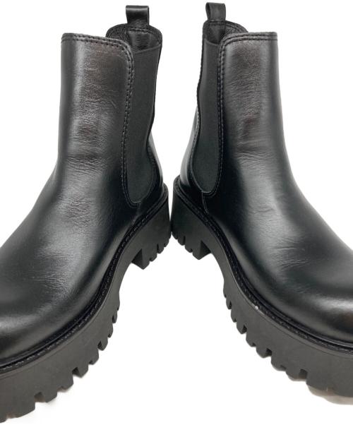 ENESS（エネス）eness (エネス) サイドゴアブーツ ブラック サイズ:36の古着・服飾アイテム