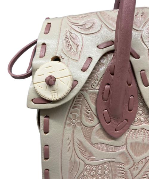 GRACE CONTINENTAL（（グレースコンチネンタル）GRACE CONTINENTAL (（グレースコンチネンタル) ハンドバッグ ピンクの古着・服飾アイテム