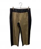 DRIES VAN NOTENドリスヴァンノッテン）の古着「切替パンツ」｜ブラウン
