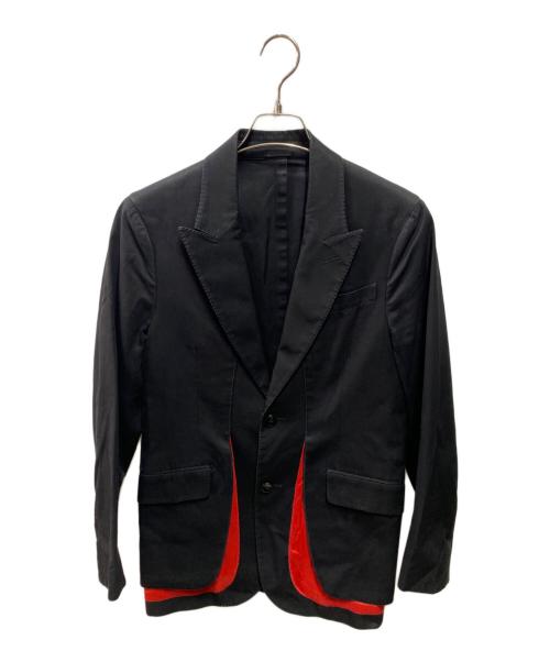ALEXANDER McQUEEN（アレキサンダーマックイーン）ALEXANDER McQUEEN (アレキサンダーマックイーン) テーラードジャケット ブラック サイズ:44の古着・服飾アイテム