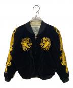 WAREHOUSEウエアハウス）の古着「別珍スカジャン」｜ブラック