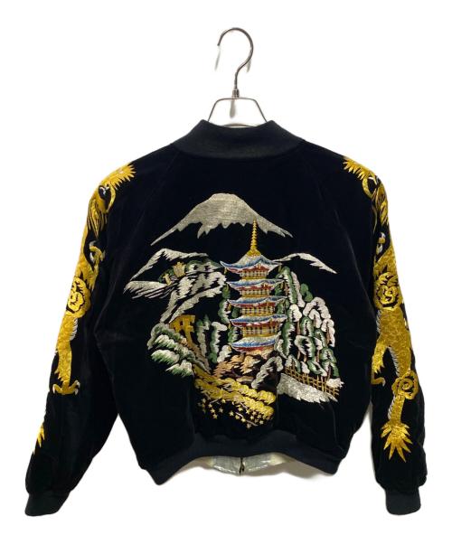 WAREHOUSE（ウエアハウス）WAREHOUSE (ウエアハウス) 別珍スカジャン ブラック サイズ:38の古着・服飾アイテム