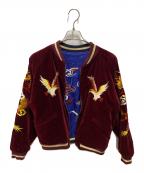 WAREHOUSEウエアハウス）の古着「別珍スカジャン」｜レッド