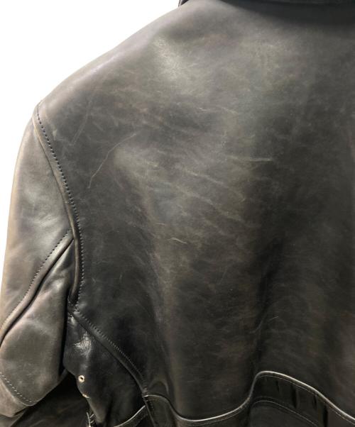 Aero LEATHER（エアロレザー）Aero LEATHER (エアロレザー) Herculesホースハイドレザージャケット ブラック サイズ:サイズ詳細参照の古着・服飾アイテム