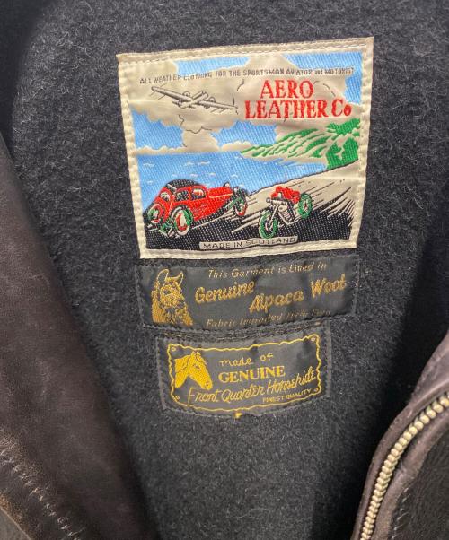 Aero LEATHER（エアロレザー）Aero LEATHER (エアロレザー) Herculesホースハイドレザージャケット ブラック サイズ:サイズ詳細参照の古着・服飾アイテム