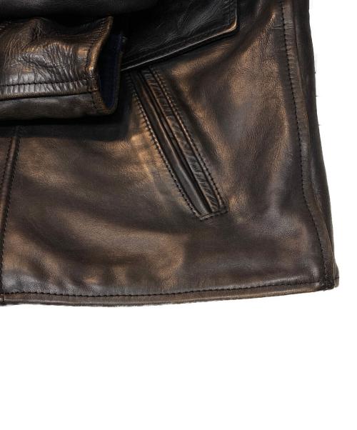 Aero LEATHER（エアロレザー）Aero LEATHER (エアロレザー) Herculesホースハイドレザージャケット ブラック サイズ:サイズ詳細参照の古着・服飾アイテム