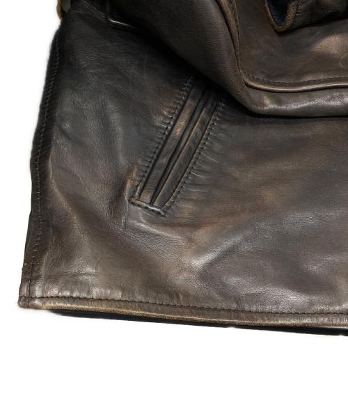 Aero LEATHER（エアロレザー）Aero LEATHER (エアロレザー) Herculesホースハイドレザージャケット ブラック サイズ:サイズ詳細参照の古着・服飾アイテム