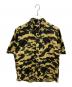 A BATHING APE（アベイシングエイプ）の古着「1ST CAMO RELAXED S/S SHIRT」｜ベージュ