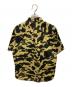 A BATHING APE (アベイシングエイプ) 1ST CAMO RELAXED S/S SHIRT ベージュ サイズ:L：7000円