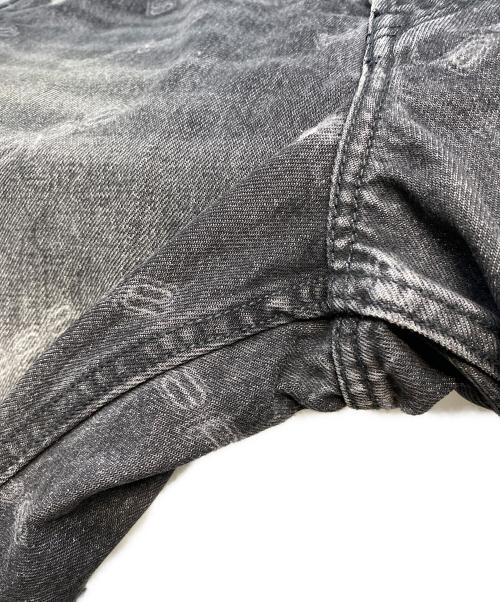 A BATHING APE（ア ベイシング エイプ）A BATHING APE (ア ベイシング エイプ) DESTROY DENIM PANTS ブラック サイズ:Ｌの古着・服飾アイテム