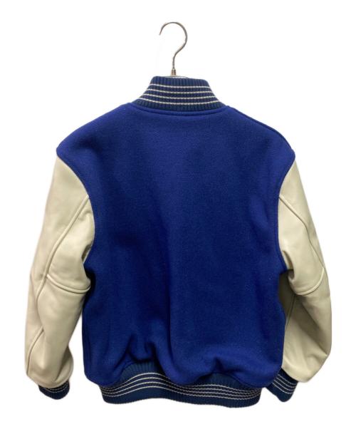 whitesville（ホワイツビル）whitesville (ホワイツビル) 30oz ウールメルトン アワードジャケット CLASSIC ROYAL ブルー×ホワイト サイズ:38の古着・服飾アイテム