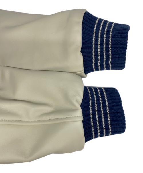 whitesville（ホワイツビル）whitesville (ホワイツビル) 30oz ウールメルトン アワードジャケット CLASSIC ROYAL ブルー×ホワイト サイズ:38の古着・服飾アイテム