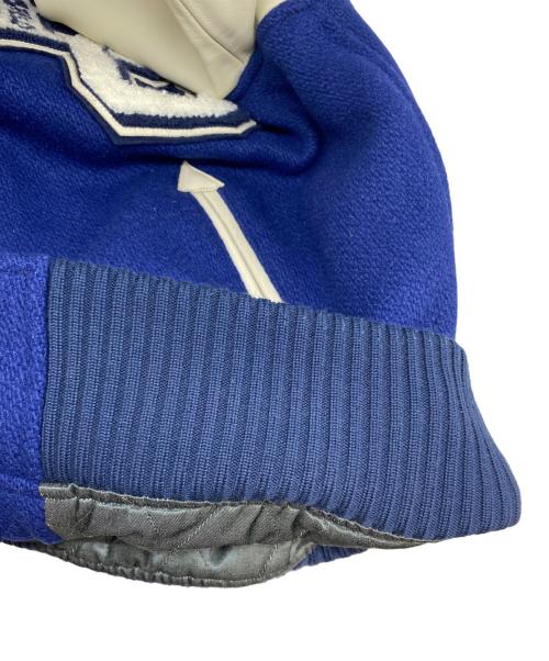 whitesville（ホワイツビル）whitesville (ホワイツビル) 30oz ウールメルトン アワードジャケット CLASSIC ROYAL ブルー×ホワイト サイズ:38の古着・服飾アイテム