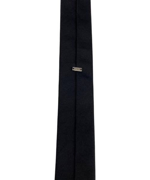 Dior（ディオール）Dior (ディオール) BEE 金具 シルク ナロータイ ブラック サイズ:詳細参照 未使用品の古着・服飾アイテム
