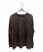 BOTTEGA VENETAボッテガベネタ）の古着「ロングスリーブカットソー」｜ブラウン