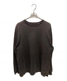 BOTTEGA VENETA（ボッテガベネタ）の古着「ロングスリーブカットソー」｜ブラウン