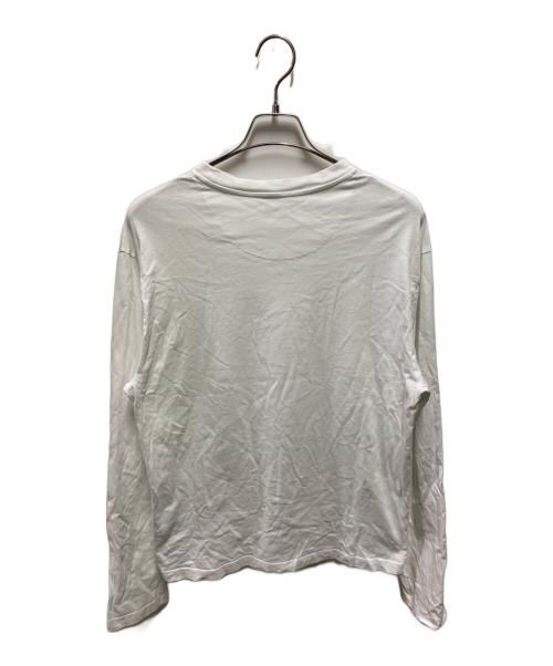 JIL SANDER+（ジルサンダープラス）JIL SANDER+ (ジルサンダープラス) ロングスリーブカットソー ホワイト サイズ:Mの古着・服飾アイテム