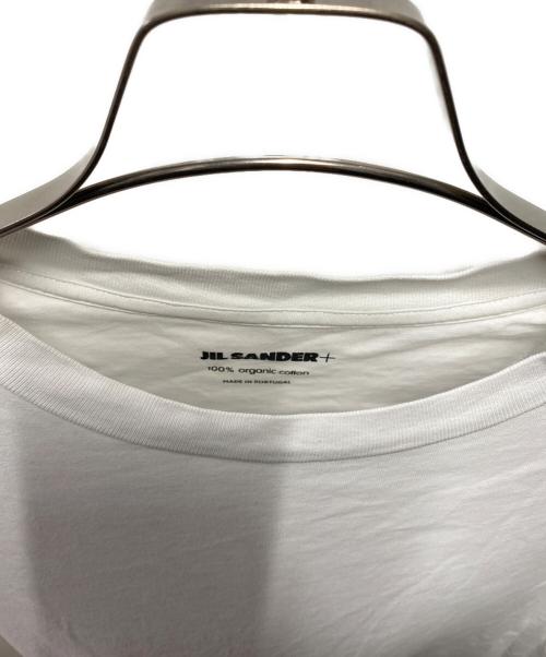 JIL SANDER+（ジルサンダープラス）JIL SANDER+ (ジルサンダープラス) ロングスリーブカットソー ホワイト サイズ:Mの古着・服飾アイテム