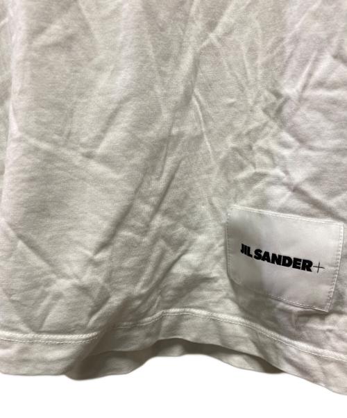 JIL SANDER+（ジルサンダープラス）JIL SANDER+ (ジルサンダープラス) ロングスリーブカットソー ホワイト サイズ:Mの古着・服飾アイテム