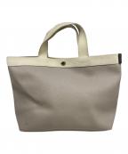 Herve Chapelierエルベシャプリエ）の古着「コーテッドキャンバストート」｜アイボリー