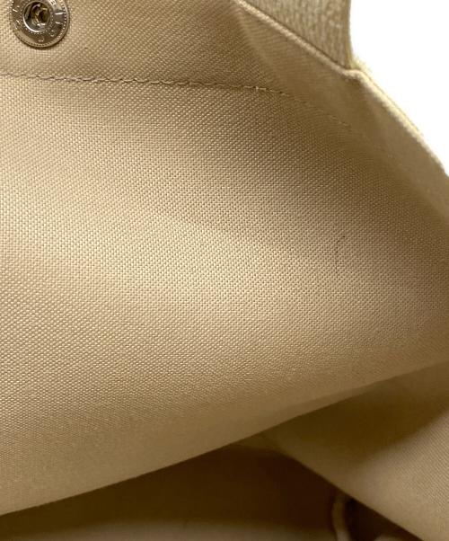 Herve Chapelier（エルベシャプリエ）Herve Chapelier (エルベシャプリエ) コーテッドキャンバストート アイボリーの古着・服飾アイテム