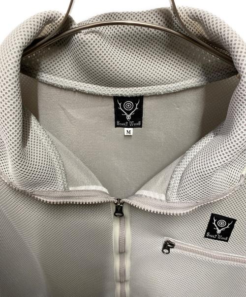 South2 West8（サウスツー ウエストエイト）South2 West8 (サウスツー ウエストエイト) Piping Jacket Mesh グレー サイズ:Mの古着・服飾アイテム