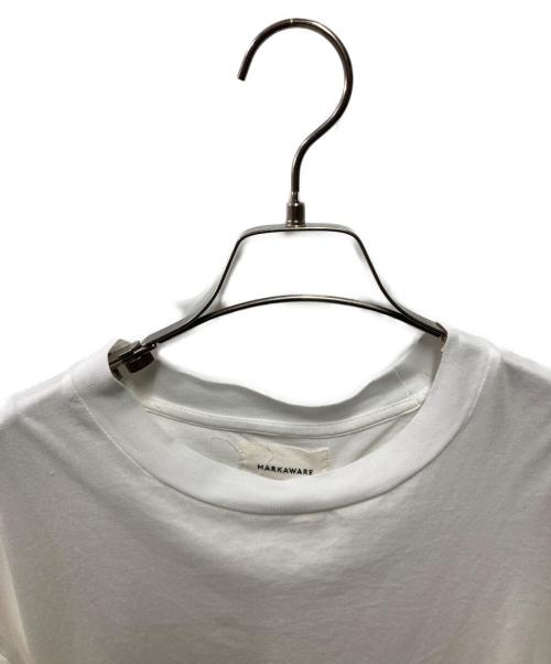 MARKAWARE（マーカウェア）MARKAWARE (マーカウェア) ORGANIC GIZA 80/2 KNIT REGULAR FIT Tee ホワイト サイズ:3の古着・服飾アイテム