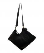 SHOJIFUJITAショウジフジタ）の古着「レザーハンドバッグ」｜ブラック