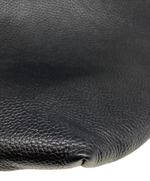 SHOJIFUJITA（ショウジフジタ）SHOJIFUJITA (ショウジフジタ) レザーハンドバッグ ブラックの古着・服飾アイテム