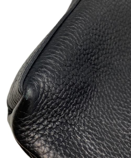 SHOJIFUJITA（ショウジフジタ）SHOJIFUJITA (ショウジフジタ) レザーハンドバッグ ブラックの古着・服飾アイテム