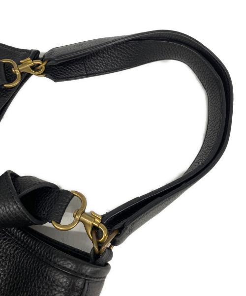 SHOJIFUJITA（ショウジフジタ）SHOJIFUJITA (ショウジフジタ) レザーハンドバッグ ブラックの古着・服飾アイテム