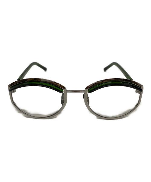 ANREALAGE（アンリアレイジ）ANREALAGE (アンリアレイジ) X8 眼鏡 グリーンの古着・服飾アイテム