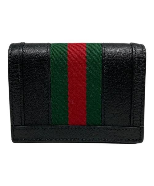 GUCCI（グッチ）GUCCI (グッチ) 2つ折り財布 ブラックの古着・服飾アイテム