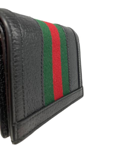 GUCCI（グッチ）GUCCI (グッチ) 2つ折り財布 ブラックの古着・服飾アイテム
