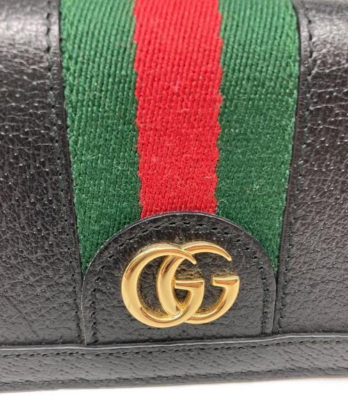 GUCCI（グッチ）GUCCI (グッチ) 2つ折り財布 ブラックの古着・服飾アイテム